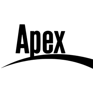 Le Logo Apex Sur Fond Vert.