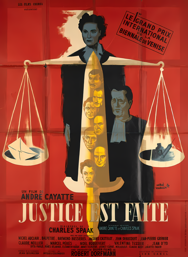 Justice Est Faite Un Film De Andre Cayatte Y033900 Affiche Ancienne